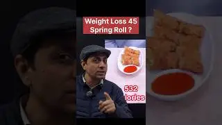 WLP45: Spring Roll alternative in weight loss  journey. Evening snacks.