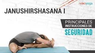 Janushirshasana. Instrucciones de Seguridad. Asanas de Yoga