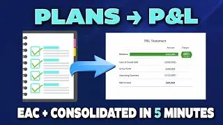 How to Automate Financial Consolidation with AI: EAC to Consolidated P&L
