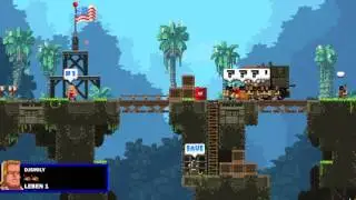Broforce McBrover chicken bloody hell
