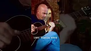 1951 Stella H929 #slideguitar #slideguitarblues #blues #vintageguitar #acousticblues #deltablues