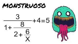 ECUACIÓN RACIONAL QUE ES UN MONSTRUO. Nuevo Método 