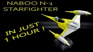 Naboo N-1 Starfighter 3D print and paint in just 1 hour !
