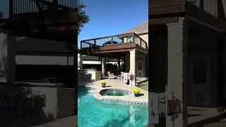 Before and after of this awesome patio!