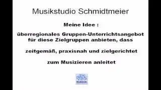 meinem Musikstudio Schmidtmeier...