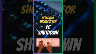 Keyboard Shortcut - PC Shutdown! 🔴 