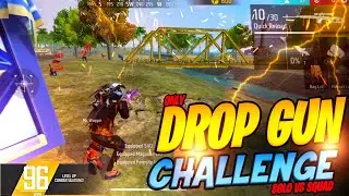 Only Drop Weapon Challenge in SOLO VS SQUAD RANK 😱 | 17 KILLS OVERPOWER - Neel Gaming