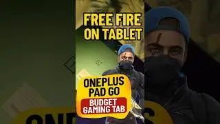 Free Fire🔥 on OnePlus Pad Go ⚡ Budget Gaming Tablet Test! | Smooth Gameplay? #shorts