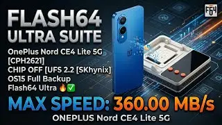 OnePlus Nord CE4 Lite 5G [CPH2621] CHIP OFF [UFS 2.2 [SKhynix] OS15 Full Backup Flash64 Ultra 🔥✅