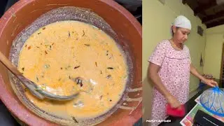 നല്ല ചെണ്ടാക്കോല് പോലെ വറ്റൽമുളക് കീറിയിട്ട സ്പൈസി മോരുകറി 😋👌👇 കൂട്ടി ഒരൂണായാലോ 😋