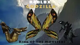 Roblox - Mothra Wings (Promo Code) + Godzilla Companion & Ghidorah Head