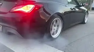 Genesis coupe burnout