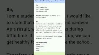 Application for setting up a school canteen❤
