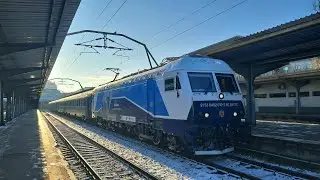 Ultimul video pe anul 2025, Trenuri prin Gara de Nord și Halta Carpați 