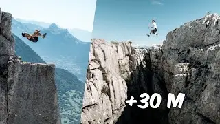 On saute des crevasses ! Parkour sur les lapiaz du parmelant 