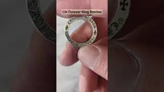 Chrome Hearts CH Forever Ring Review in US Size 7 #chromehearts  #silver