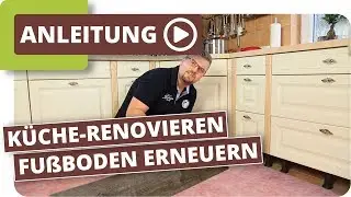 Fußboden erneuern ohne Küchen-Ausbau