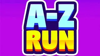 🔠AZ Run - 2048 ABC Runner (Level-1 To 5) Relaxing ASMR Puzzle Ball Runner Game