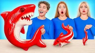 Большая, Средняя или Маленькая Тарелка Челлендж | Смешные Кулинарные Трюки от Multi DO Joy