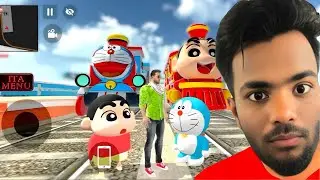 😍 BRAND NEW SHINCHAN TRAIN AND DOREMON TRAIN 🚂 IN INDIAN THEFT AUTO SIMULATOR