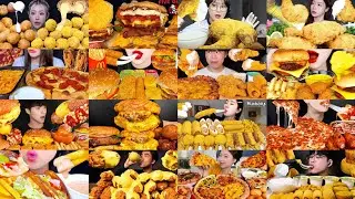 2&times; SPEED EATING SOUND | FAST FOOD, CHEESE BALLS, FRIED CHICKEN, WHOLE CHICKEN | MUKBANG COMPILATION