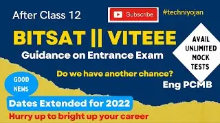 How to prepare for BITSAT/VITEEE Exams 2022 Syllabus CRITERIA