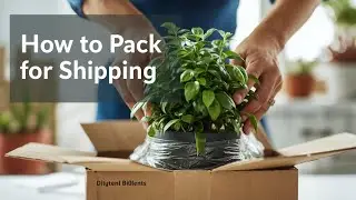 How to Pack Plants for Shipping: A Step-by-Step Guide | Plant Parcel Tutorial #diy 