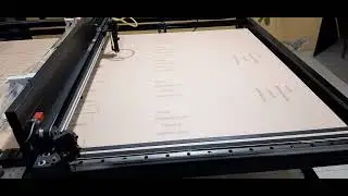 Láser CO2 casera primer trabajo