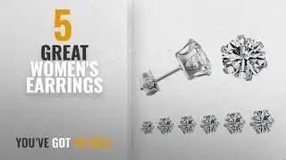 10 Best Earrings That Look Like Gauges [2018]: OREOLLE Jewelry Women Stainless Steel Stud Earrings