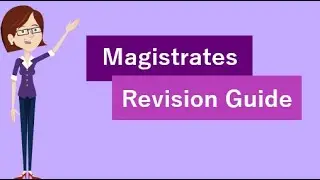 Magistrates A Level Law Revision