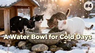 Stray Cat Shelter | A Water Bowl Setup for Cold Weather (EP4)