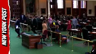 Texas Democrats WALK OFF Senate Floor Before Redistricting Bill Passes