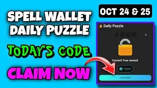 Spell Wallet Daily Puzzle Today 24 October | Spell Wallet Today Puzzle | Spell Wallet Secret Code