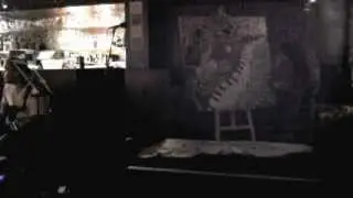 Brilliant footage of Sarah Rowan Dahl painting @Sydney Fusion Jazz Jam Session 1st July 2012