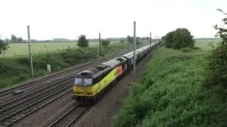 (HD) Trains at speed near Thirsk on the ECML - 26th - 28th of June 2020
