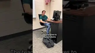 The teacher that loves to get into student drama #school #teacher
