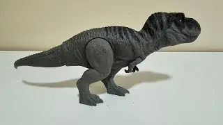 Lan&ccedil;amento! Unboxing tiranossauro rex jurassic world rebirth mattel linha b&aacute;sica 