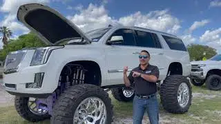 Lifted 2015 Cadillac Escalade ESV - Previously owned by Lacey Blair!