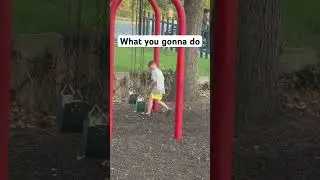Head to head with a rat #funny #playground #rat #fails #faceoff #missouri #vacation