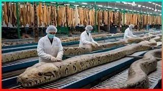 INSIDE THE FORBIDDEN FACTORY: From Snake Skin to Luxury Jacket $10,000 luxury items &ndash; full process