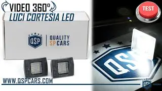 Placchette Luci Targa Led per Mercedes | Luce Bianca Potente | Prodotto in Mano | QSPCARS.COM