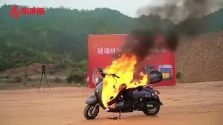 E-Bike Fire Safety Test: How a Fire Blanket Stops a Lithium Battery Blaze