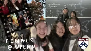 (my) final week @ upenn vlog (ft. last week of classes, studying for finals & winter social)