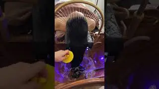 Chuanzhi herbal soup fumigation #relieve_stress #relaxing #chineseherbs #herbalsoup