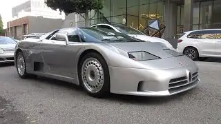 Rare Bugatti EB110 in Beverly Hills