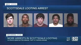 8 more arrests made in Scottsdale looting in late May