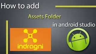 Where do I place the 'assets' folder in Android Studio