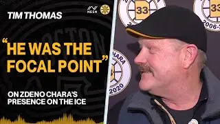 Tim Thomas On What It Was Like To Play Behind Zdeno Chara