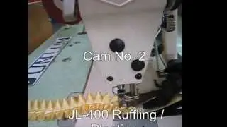 JL-400 One Needle Multipurpose Pleating Ruffling Sewing Machine 14 Cams JUNLUN TAIWAN YOKOMAK
