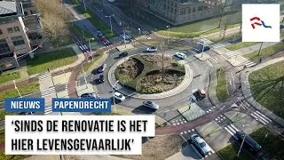 Nog altijd problemen bij rotonde in Papendrecht